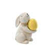 Chomik Пасхальная Фигурка - Керамический Зайчик С Яйцем, Белый, 11 x 6,5 x 12,5 См, GOT6709 - Home Club