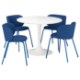 ИКЕА Стол и 4 стула DOCKSTA ДОКСТА / KRYLBO, 296.256.72 - Home Club