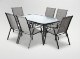 Garden Line Набор Садовой Мебели - Стол 150 x 90 x 70 см + 6 Стульев 54 x 72 x 96 см, NEO2286KPL - Home Club