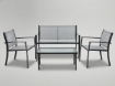 Garden Line Набір Садових Меблів - Лавка, 2 Стільці, Стіл, ANH0846 - Home Club