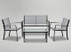 Garden Line Набор Садовой Мебели - Скамья, 2 Стула, Стол, ANH0846 - Home Club