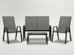 Garden Line Набір Садових Меблів Зі Стілем - Сірий, NEO9924 - Home Club, зображення 6