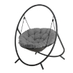 Chomik Підвісне крісло Patio - темно-сіра подушка, сіра рама 115,5X140X167,5 см, FAT9934 - Home Club, зображення 4