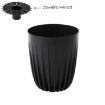 Chomik Горщик Mira 145 мм Eco Recycled – чорний, LAM49127 - Home Club, зображення 2