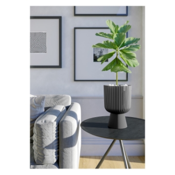 Chomik Горщик Keli Mika 300 мм, антрацит, FOM7675 - Home Club