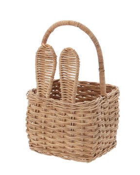 Chomik Кошик З Ратану 16 x 14 x 14/28 См З Рукояткою І Вухами - Натуральний, DRA7268 - Home Club