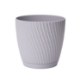 Chomik Горшок Mika Eco Recycled с поддоном 190 мм, платиновый, FOM1154 - Home Club