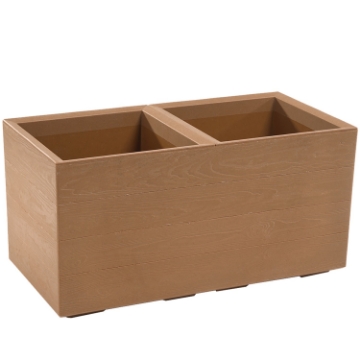 Chomik Квітник Karo 800X400 Дошка - натуральне дерево, LAM88851 - Home Club