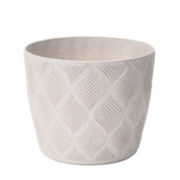 Chomik Горшок Flow Petit Eco Wood 230 мм, белый, FOM1887 - Home Club