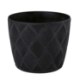 Chomik Горшок Flow Petit Eco Wood 230 мм, глубокий, черный, FOM1894 - Home Club