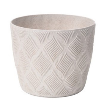Chomik Горшок Flow Petit Eco Wood 270 мм, белый, FOM1924 - Home Club