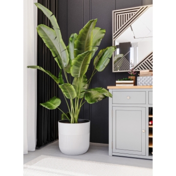 Chomik Горщик Luca 400 мм білий, FOM6233 - Home Club