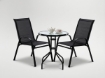 Garden Line Набір Балконних Меблів - 2 Стільці + Стіл - Чорний, SAD5895 - Home Club, зображення 4