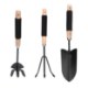 Garden Line Набор садовых инструментов (лопатка, вилы, мотыга), PERG-N2864 - Home Club