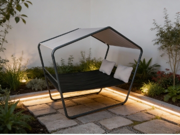 Chomik Двомісний Садовий Шезлонг З Навантаженням 233 x 136 x 191 См, FAT4590 - Home Club