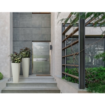 Chomik Вазон Wysoka Muza 390 мм білий, LAM58884 - Home Club