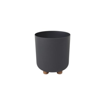 Chomik Горшок Sofia 190 мм Recycled Черный, LAM44245 - Home Club