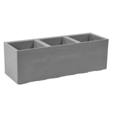Chomik Квітник Karo 900X300Mm Дошка Recycled Сірий, LAM78466 - Home Club
