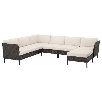 ИКЕА 5-местный угловой модульный диван VITTSKÄR, 395.912.47 - Home Club