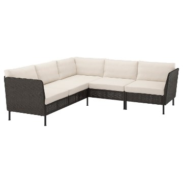 ИКЕА 4-местный угловой модульный диван VITTSKÄR, 195.912.29 - Home Club