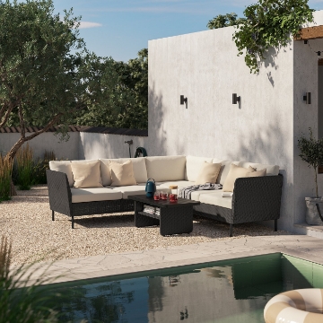 ИКЕА 4-местный угловой модульный диван VITTSKÄR, 195.912.29 - Home Club