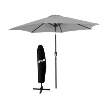 Garden Line Садовый Зонт 3 М Серый С Чехлом, GAO5330 - Home Club