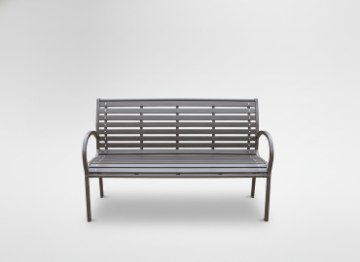 Garden Line Скамейка для сада 125 x 60 x 80, темная, MEB5842 - Home Club