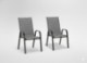 Garden Line Набор из 2 садовых стульев, серый, 54 x 72 x 96, NEO9917 - Home Club