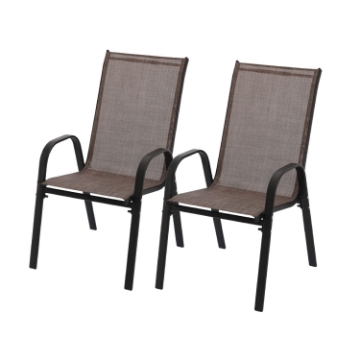 Garden Line Набор из 2 садовых стульев, коричневый, 54 x 72 x 96, NEO3678 - Home Club