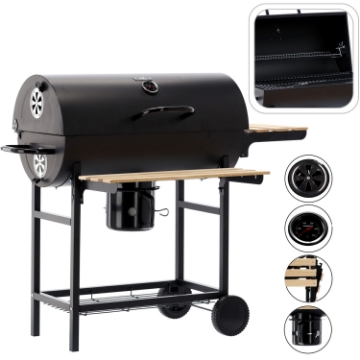BBQ Meeting Угольный Гриль В Виде Бочонка С Крышкой И Колесами 101 x 70,5 x 94,5 См, BBQ5337 - Home Club