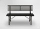Garden Line Скамейка для сада 110 x 55 x 76 см, MEB0827 - Home Club