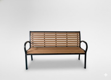 Garden Line Скамейка для сада 125 x 60 x 80 см, коричневая, MEB0865 - Home Club