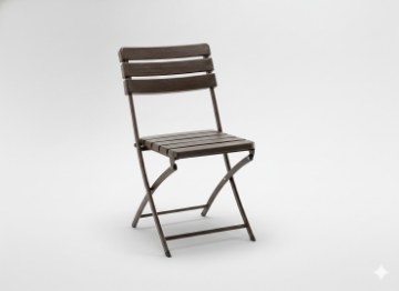 Garden Line Складной садовый стул 55 x 46 x 81 см, коричневый, ZUM1015 - Home Club