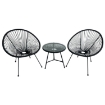 Garden Line Набор Садовой Мебели (2 Стулья, Стол) - Черный, FAT3439 - Home Club, изображение 6