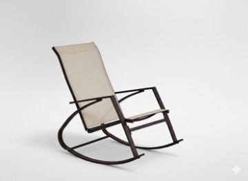 Garden Line Садове Крісло-Качалка - Бронзове - 60x104x95 См, ANH3859 - Home Club