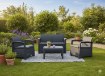 Garden Line Набор садовой мебели - антрацит (2 кресла, столик, диван), ZUM6454 - Home Club, изображение 3