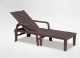 Garden Line Садовий Шезлонг 192X66X33 См Темно-Коричневий, ZUM6423 - Home Club