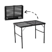 Chomik Складний Туристичний Стіл Чорний 90 x 60 x 40/70 См, OXE8425 - Home Club, зображення 3