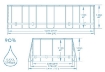 Bestway Басейн С Рамкой Из Раттана/ Овальное Окно 549 x 274 x 122 см (Басейн, Фильтрующая Помпа, Лестница, Пол, Крышка), BES56716 - Home Club, изображение 4