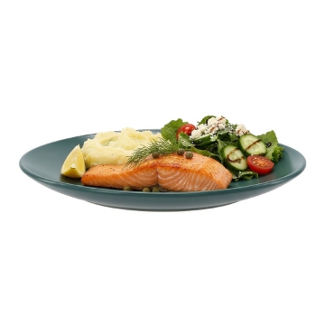 Chomik Тарелка «Modern» 26,5 см бирюзового цвета, TON7919 - Home Club