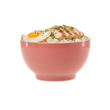 Chomik Керамическая бульонная чашка 650 мл, оранжевая, PAR8702POM - Home Club