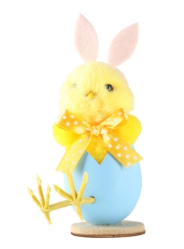 Chomik Пасхальна Прикраса - Курчато В Шкарелі З Вушками 5 x 11 См, 2 Кольори, SUN8932 - Home Club