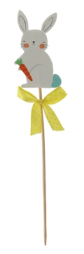 Chomik Пасхальна Прикраса На Шпильці - Зайчик 4 x 7,5 См, 2 Варіанти, SUN8970 - Home Club