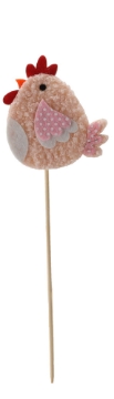 Chomik Пасхальна Прикраса На Шпильці - Курка 7,5 x 8 См, 2 Кольори, SUN9007 - Home Club