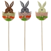 Chomik Пасхальна Прикраса На Шпильці - Зайчик У Шкаралупці 6 x 10 См, 3 Кольори, SUN9014 - Home Club, зображення 4