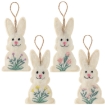 Chomik Пасхальна Прикраса - Підвіска 5 x 10,5 См Кролик У Квітах, 4 Різні Варіанти, SUN9069 - Home Club, зображення 6