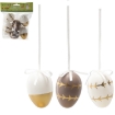 Chomik Набір 6 великодніх яєць 6 см з підвіскою, різні кольори, SUN9410 - Home Club, зображення 6