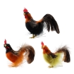 Chomik Набір 3 великодніх прикрас - курочки 8 см, різні кольори, SUN9526 - Home Club