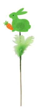 Chomik Великодній декор на піку - Зайчик у пір'ї 29 см, 4 кольори, SUN9540 - Home Club