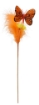 Chomik Великодній декор на піку - метелик з пір'ям 30 см, 3 кольори, SUN9557 - Home Club